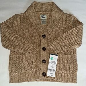 NEW!!! Carter’s oatmeal button up cardigan w/front pockets.